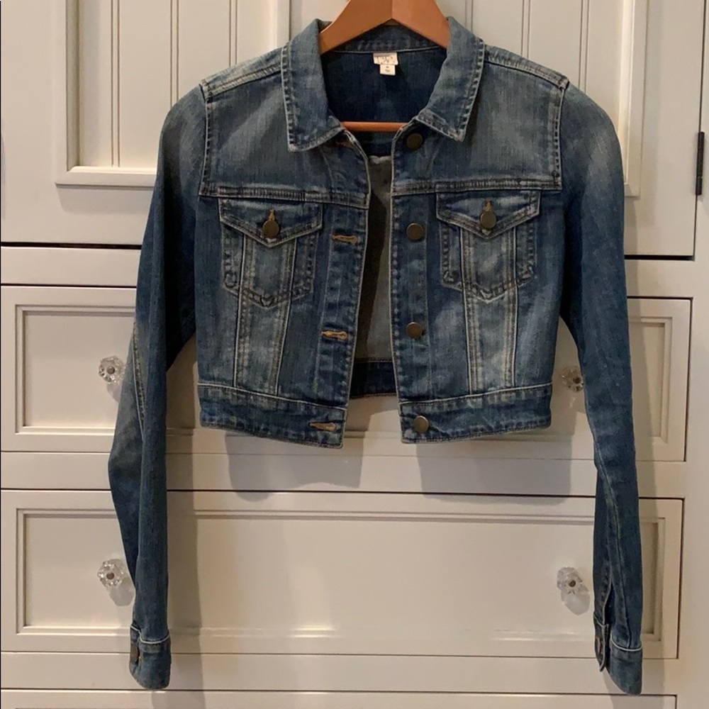 bp cropped denim jacket